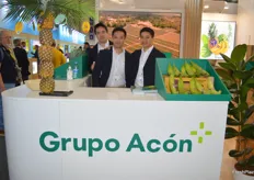 Los tres hermanos Acon, Ramón, Daniel y Roberto, del Grupo Acon, son productores y exportadores de piña, plátano y banano de Costa Rica.